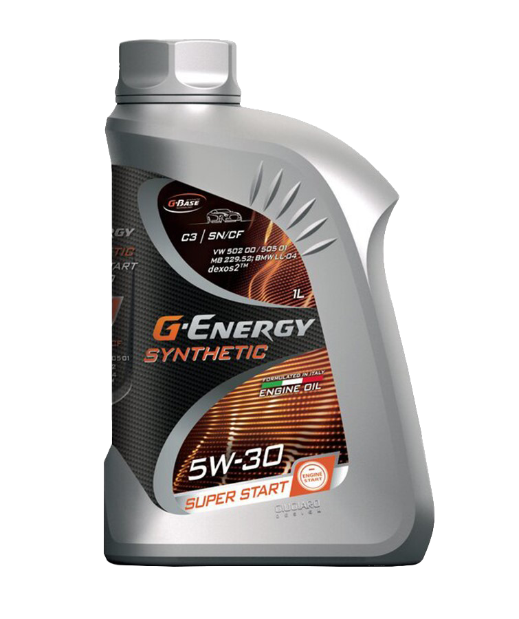Моторное масло G-Energy Synthetic Super Start SAE 5W-30, 1л